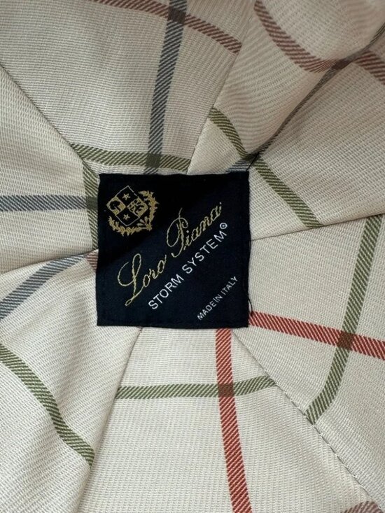 Loro Piana Pale Pink Storm System Cashmere Cap Mauve & White Trim Made in Italy main image 5